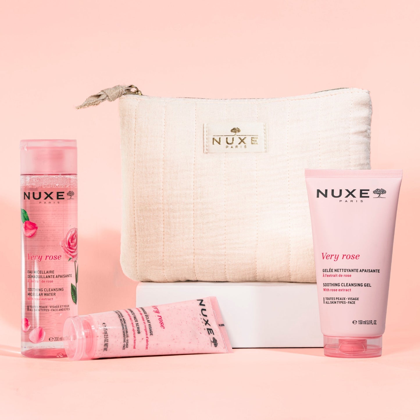 Routine Exfoliante et Nettoyante Visage, Very Rose
